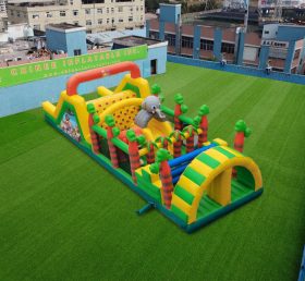 T7-1802 Carrera de obstáculos inflable para animales