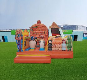 T2-7007 Castillo hinchable con parque infantil Momia