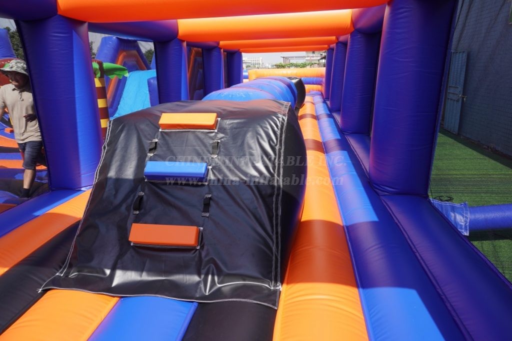 GF2-161 Giant Dinosaur Theme Inflatable Obstacle Course Park