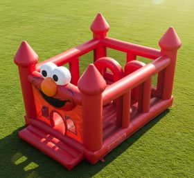 T2-8427 Tickle Me Elmo Inflatable Castle...