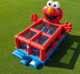 T2-8428 Tickle Me Elmo Inflatable Bounce...