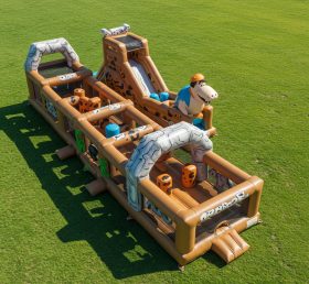 T7-3570 The Flintstones Obstacle Courses