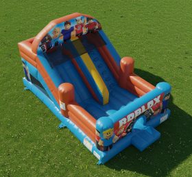 T8-8054 Roblox Inflatable Dry Slide