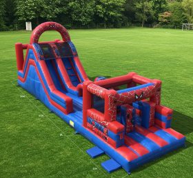 T8-8058 Spider-Man Inflatable Dry Slide