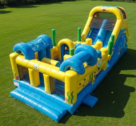 T8-8060 Spongebob Inflatable Dry Slide