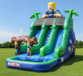 T8-8525 Roblox Theme Inflatable Water Sl...