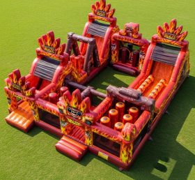 T7-3604 Blaze Monster Inflatable Obstacl...