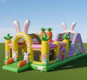 T7-3617 Easter Inflatable Obstacle Cours...