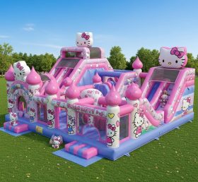 T6-6176 Hello Kitty Inflatable Playgroun...