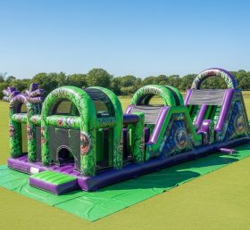 T7-3682 Toxic Inflatable Obstacle Course...