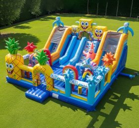 T6-6281 Spongebob Theme Inflatable Funci...