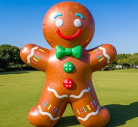 C1-719 Gingerbread Man Inflatable Cartoo...