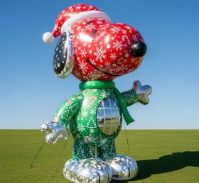 C1-726 Snoopy Christmas Inflatable Carto...