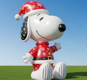 C1-727 Snoopy Christmas Inflatable Carto...