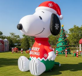 C1-728 Snoopy Christmas Inflatable Carto...