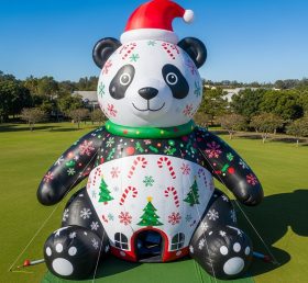 C1-745 Christmas Panda Inflatable Cartoo...