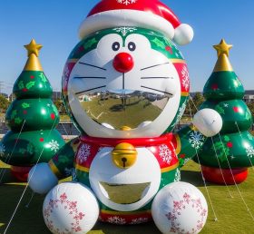 C1-758 Doraemon Christmas Inflatable Car...