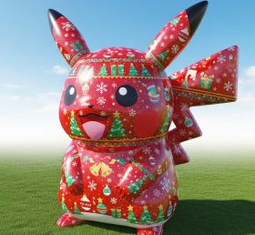 C1-764 Christmas Pikachu Inflatable Cart...