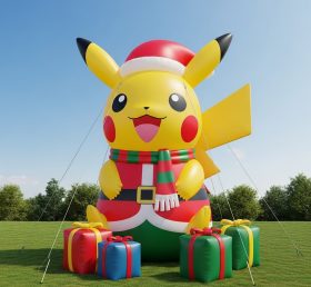 C1-767 Pikachu Christmas Inflatable Cart...