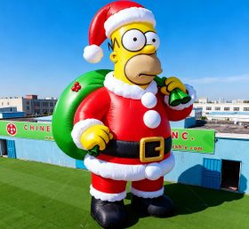 C1-806 Homer Simpson Santa Claus Inflata...