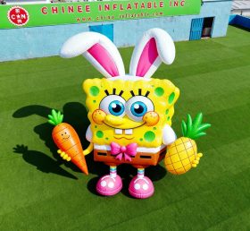 Cartoon3-003 SpongeBob Easter Bunny Infl...