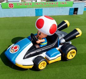 Cartoon3-035 Super Mario Toad Kart Infla...