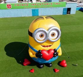 Cartoon3-064 Minions Heart Valentine Inf...