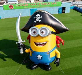 Cartoon3-070 Pirate Minions Inflatable C...