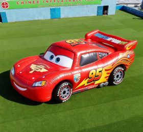 Cartoon3-096 Lightning McQueen Racing Ca...