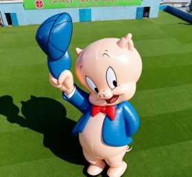 Cartoon3-124 Porky Pig Inflatable Cartoo...