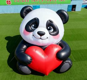 Cartoon3-144 Panda Heart Inflatable Cart...