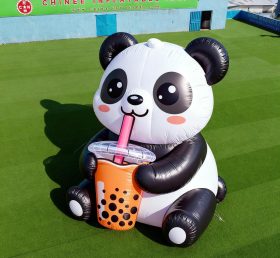 Cartoon3-145 Panda Bubble Tea Inflatable...