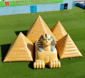 Cartoon3-171 Egyptian Sphinx and Pyramid...