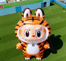 Cartoon3-211 Pop Mart Labubu Tiger Carto...