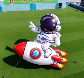 Cartoon3-219 Astronaut Rocket Inflatable...
