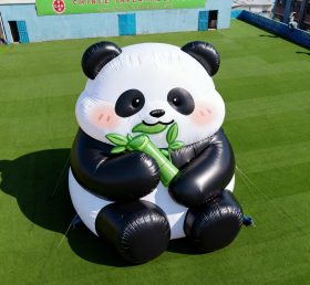 Cartoon3-221 Inflatable Panda Eating Bam...