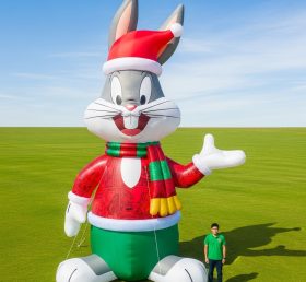 Cartoon3-602 Looney Tunes Bunny Christma...