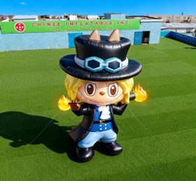 Cartoon3-695 Pop Mart Labubu Sabo One Pi...