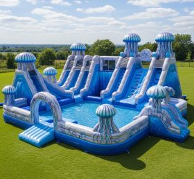 Pool3-477 Jellyfish Theme Pool Water Par...