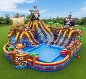 Pool3-657 One Piece Theme Pool Water Par...