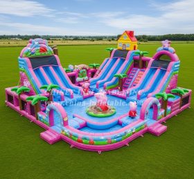 Pool3-661 Peppa Pig Theme Pool Water Par...