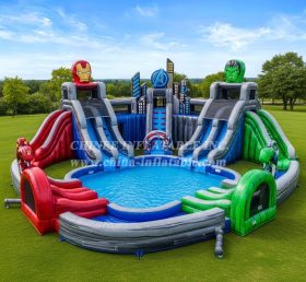 Pool3-708 The Avengers Theme Pool Water ...