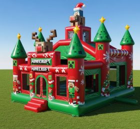 T2-8592 Minecraft Christmas Inflatable C...