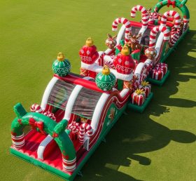 T7-3744 Christmas Theme Inflatable Obsta...