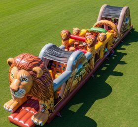 T7-3886 Lion Theme Inflatable Obstacle C...