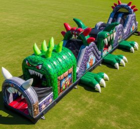 T7-3913 Monster Theme Inflatable Obstacl...