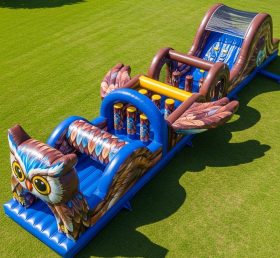 T7-3934 Owl Theme Inflatable Obstacle Co...