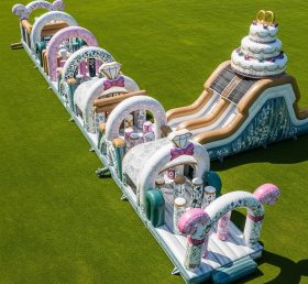 T7-4056 Weddings Theme Inflatable Obstac...