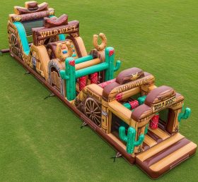 T7-4067 Wild West Theme Inflatable Obsta...