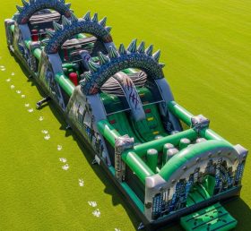 T7-4188 Godzilla Theme Inflatable Obstac...